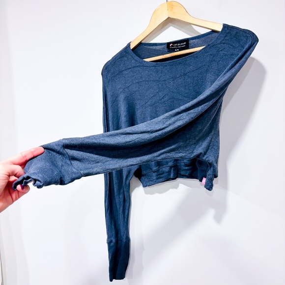 🌼 NWOT 🌼 LAIT DE POULE Grey crop top - Picture 7 of 7